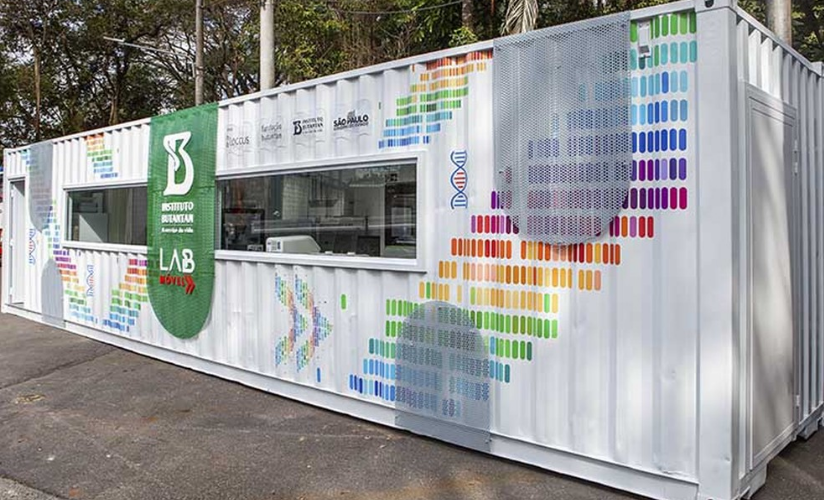 Laboratório móvel do Butantan inicia mapeamento do vírus da Covid em Marília
