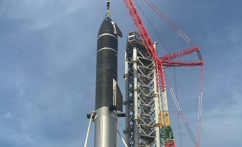 SpaceX cria o foguete mais alto do mundo unindo Starship e Super Heavy