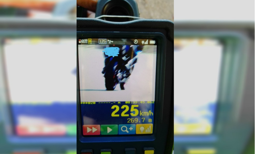 Em Marília (SP), Polícia Militar Rodoviária Estadual flagra moto a 225 km/h em trecho urbano de rodovia