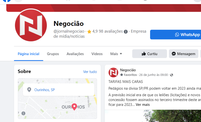 Sem acesso à administração, proprietários do Jornal Negocião são vítimas de extorção por hackers.